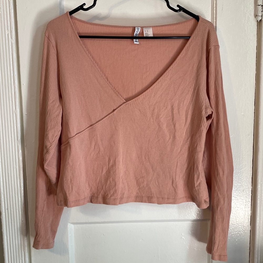 Pink long sleeve shirt